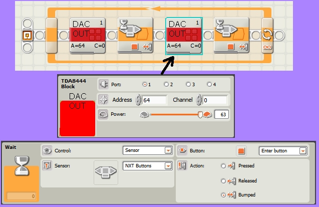 Conectar servomotores con I2C a LEGO MINDSTORM NXT